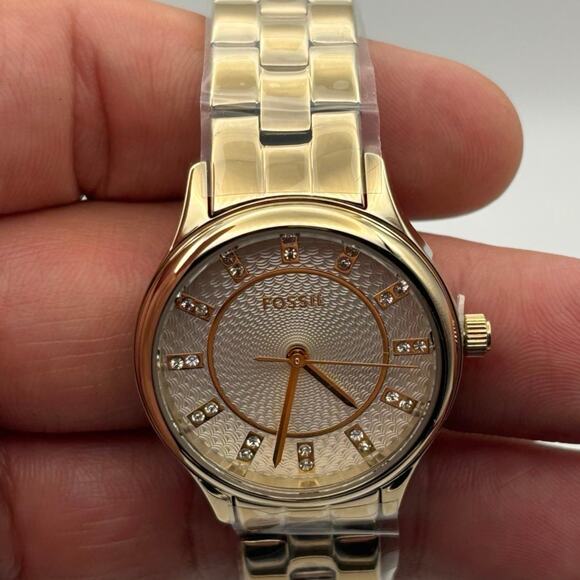 Fossil BQ3916 Women’s Modern Sophisticate 30mm Gold-Tone Stainless Steel – NWBT - Picture 15 of 15